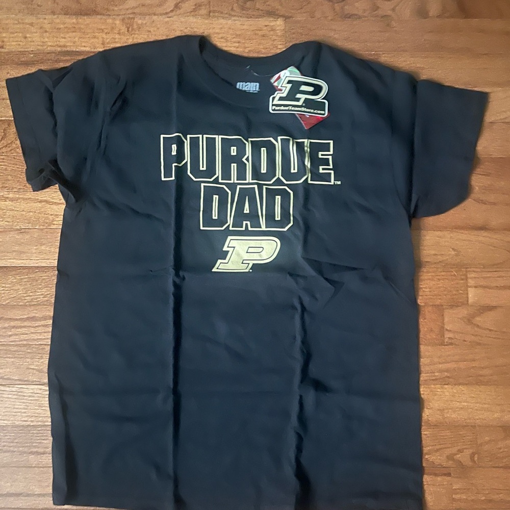 Purdue Dad Black T-Shirt